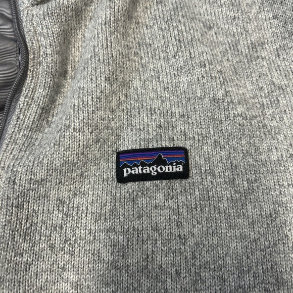 Patagonia Better Sweater Pullover Womens M Gray Fleece 1/4 Zip Pocket Outdoor - Picture 4 of 11